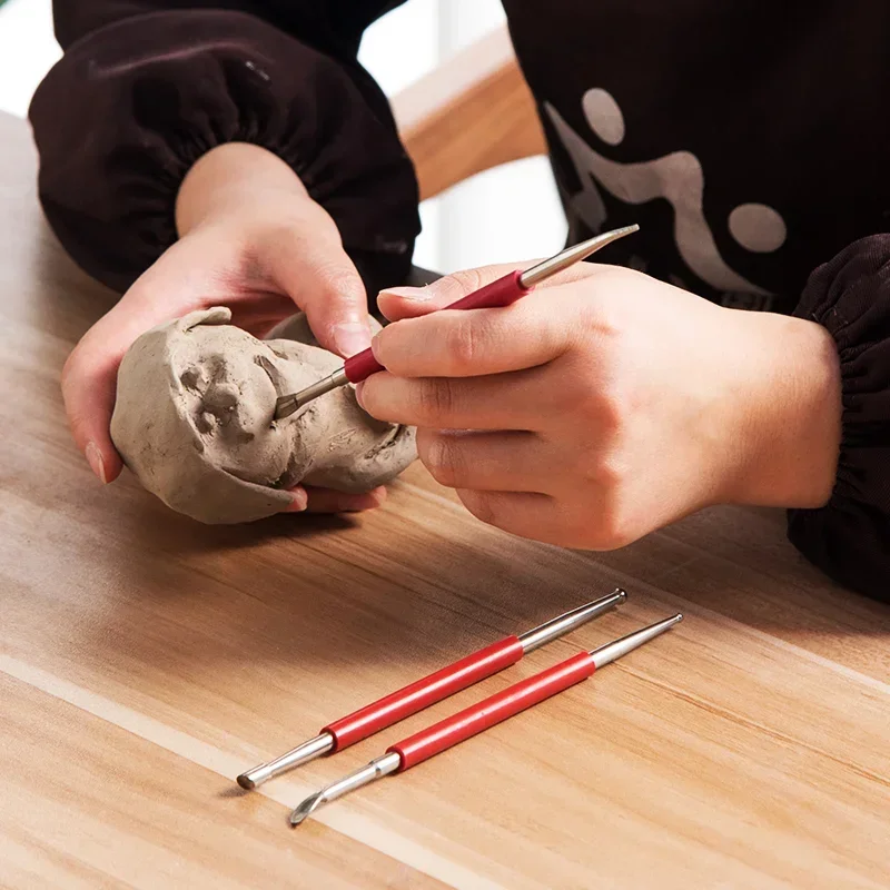 Инструменты для резьбы из нержавеющей стали гончарная глина скульптура с