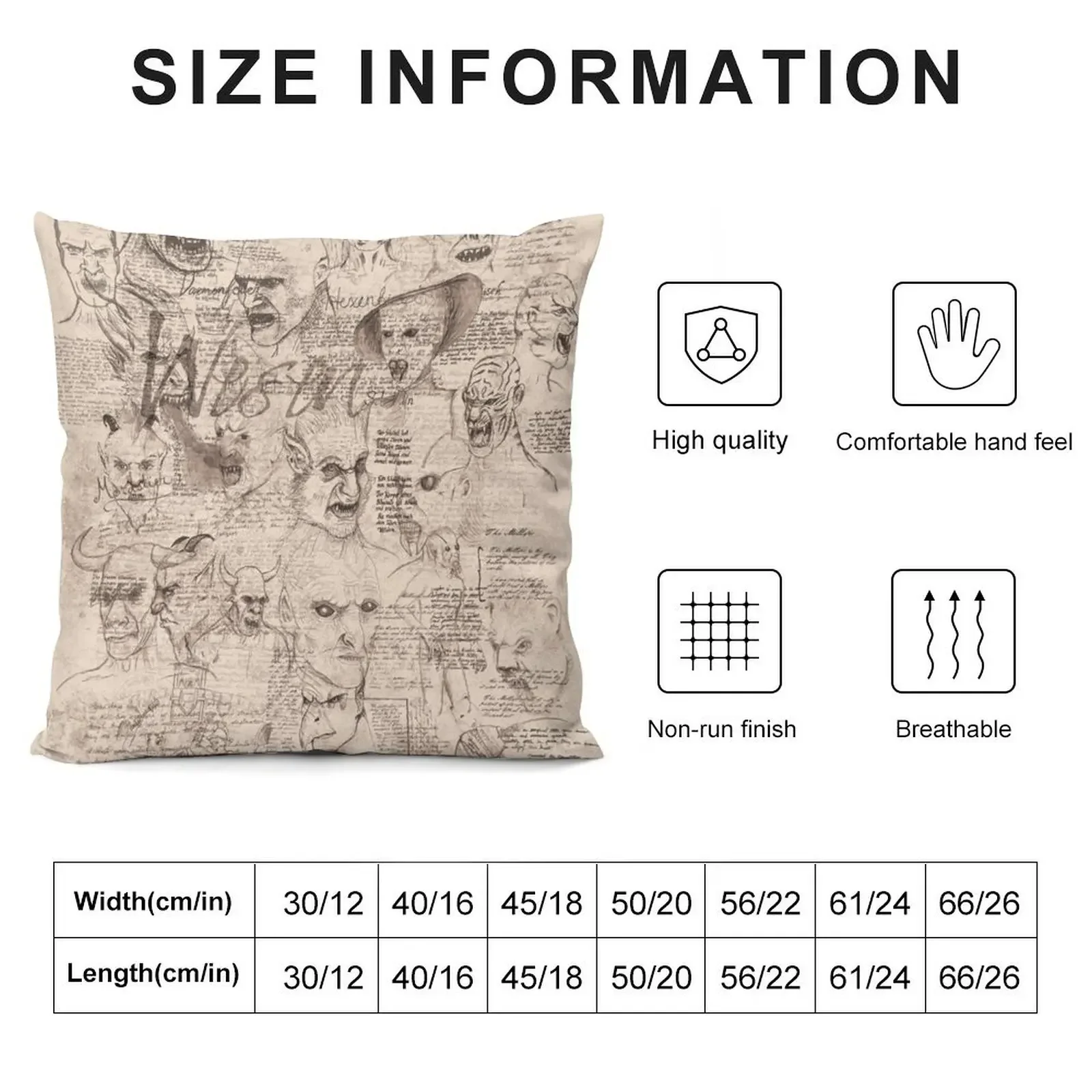 Grimm - Wesen Декоративная подушка Подушки Эстетические предметы домашнего декора