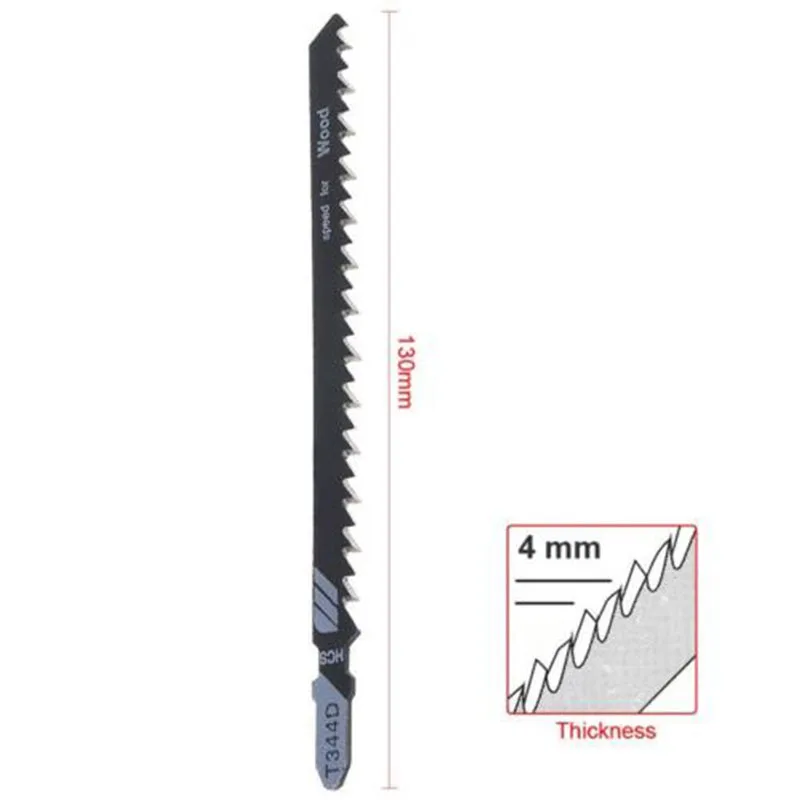

5 PACK Jigsaw Blade Cutting Tool For Wood Sheet Panels Extra Long 6T T344D TOP 152mm Woodworking Tool For Fast Straight Cutting