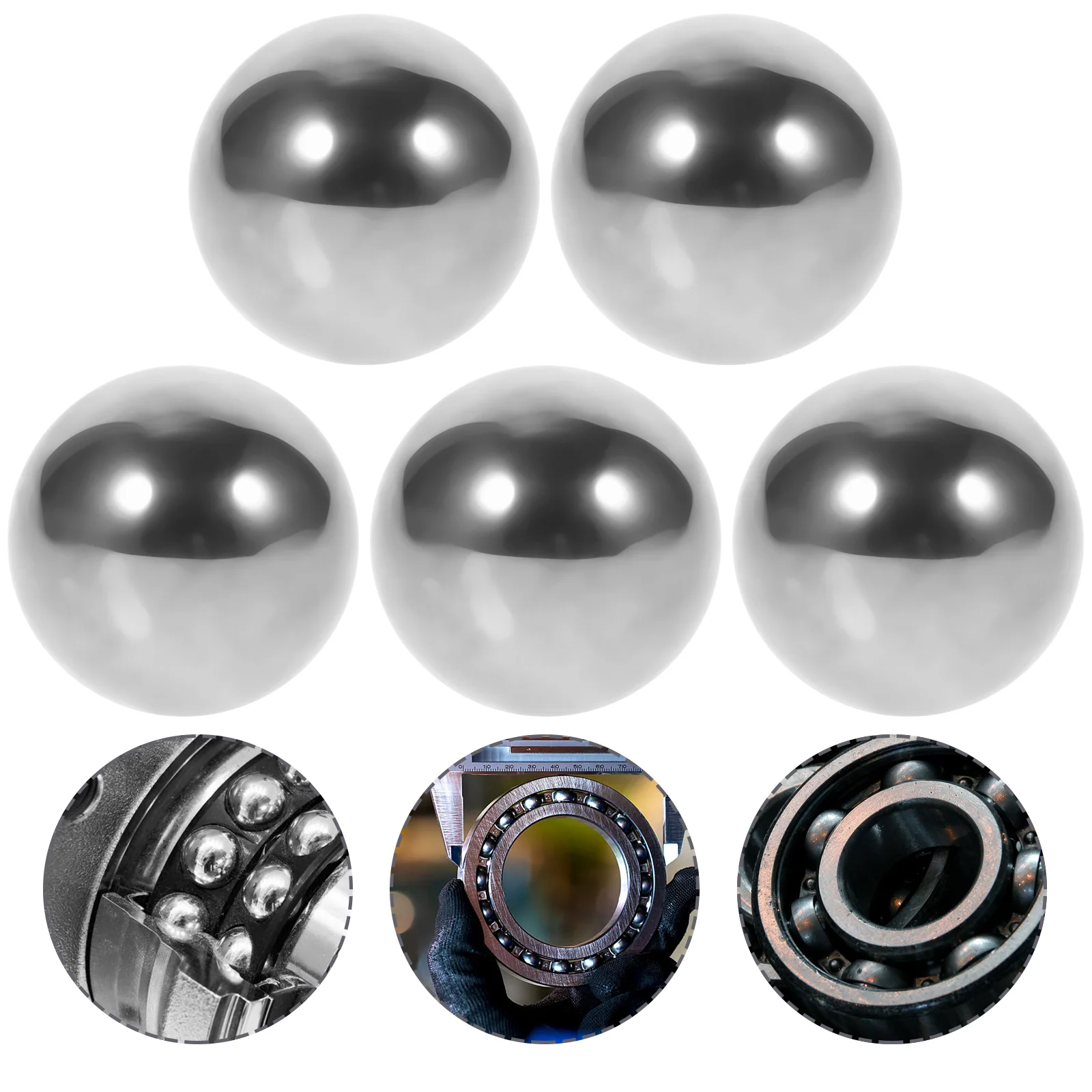 

5pcs High Precision Metal Balls Loose Bearing Balls Steel Bearing Balls Carbon Steel Balls Steel Balls