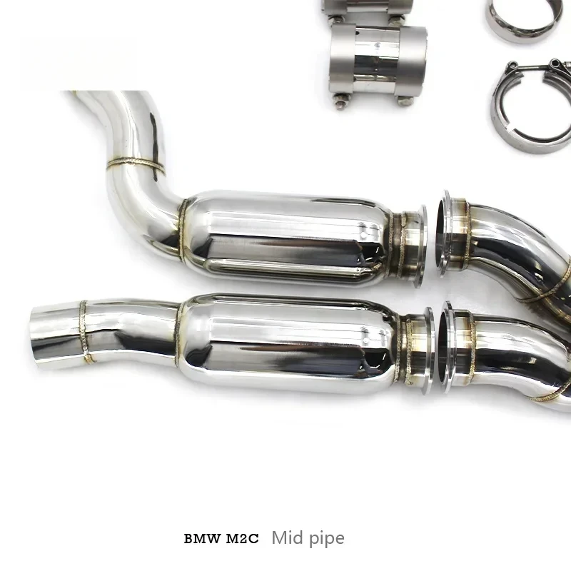Высококачественная средняя труба для BMW M2C M3 M4 F80 F82 F83 F8X S55 3 0 T 2014-2019 выхлопная
