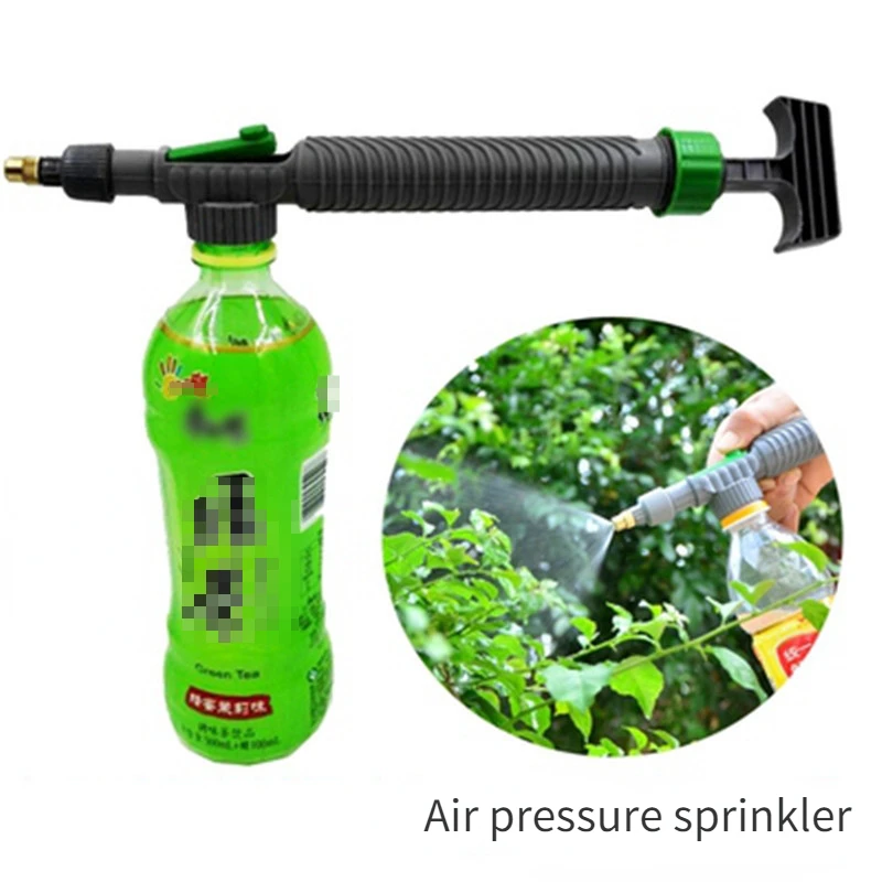 

High Pressure Air Pump Manual Sprayer Adjustable Drink Bottle Spray Head Nozzle Garden Watering Tool Sprayer Agriculture Tools