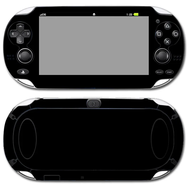 Чистый черный цвет виниловая наклейка для кожи протектор для PSvita 1000 для PSV 1000 PSV1000 наклейка крышка (art.: 3920d294e129a) - 3920d294e129a