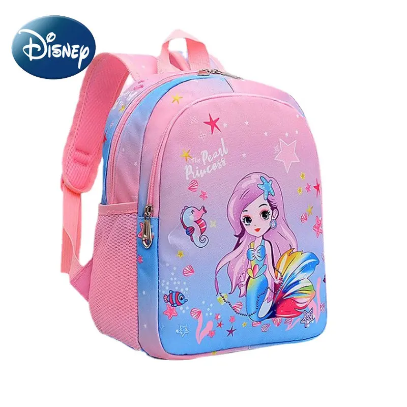 

Маленькая школьная сумка Disney для девочек, детский рюкзак для учеников детского сада, милая маленькая Детская сумка розового, фиолетового цветов для девочек, бесплатная доставка