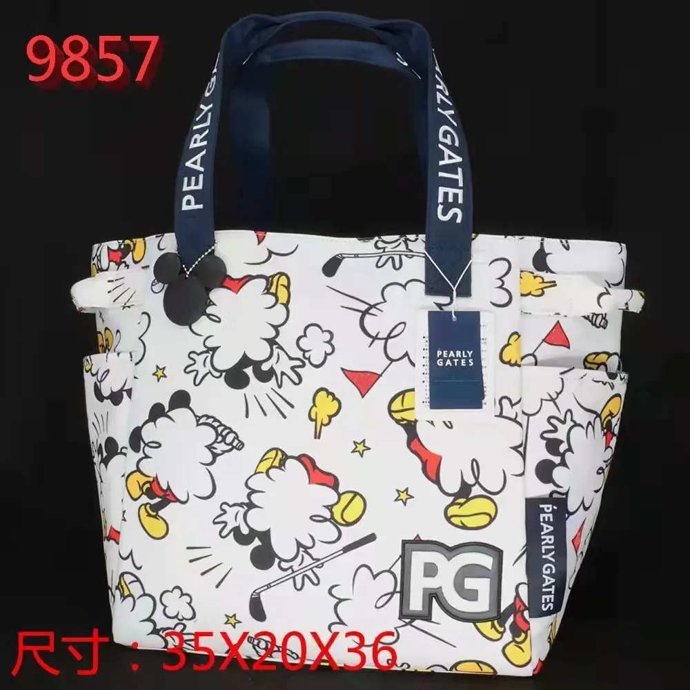 PG Golf Clothing Storage Bag Ladies Golf Bags Eco-Print Canvas Composite Bag