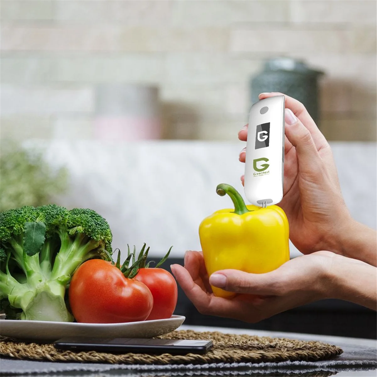 Greentest Монитор безопасности пищевых продуктов для обнаружения нитратов фруктов и