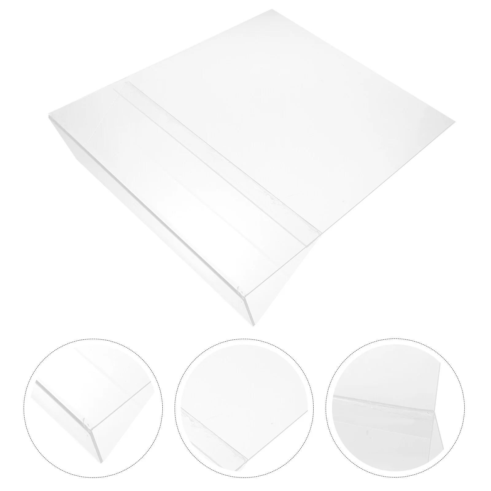 

Clear Book Shelves Documents Holder Recipe Binder Bookshelf Rack Easel Display Acrylic Stand