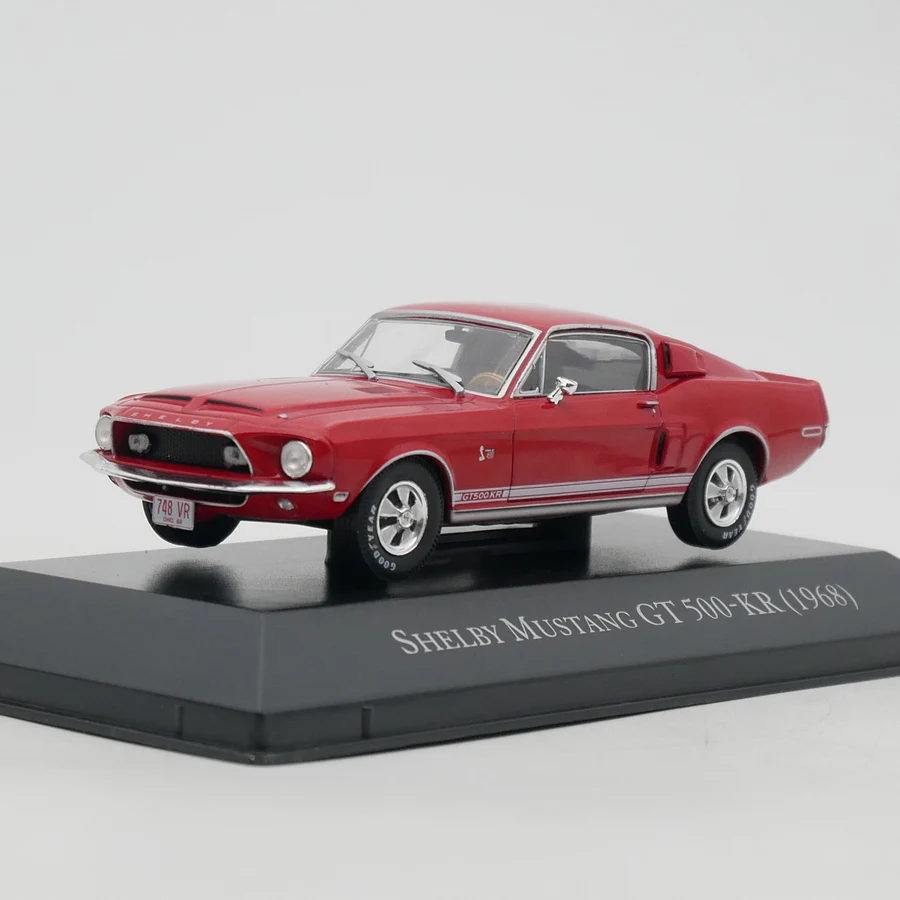 Коллекционная модель автомобиля Ford Mustang GT 500 KR 1968 года, масштаб 1:43, из литого металла, сувенир, украшение для витрины, подарок (art.: 3920dbea7401c) - 3920dbea7401c