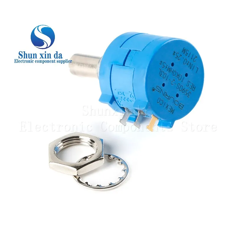 3590S-2-103L 3590S 100K 50K 20K 10K 5K 2K 1K 500r 200R 100ohm 10 кольцевой регулируемый резистор 104L