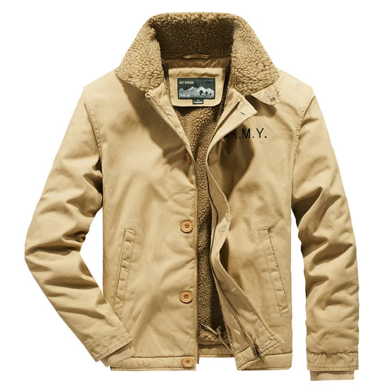 

Parkas Autumn Winter Jacket Wool Liner Warm Windbreaker Men Coats Jaqueta Masculina Large Size M-4XL Outerwear Parka Hombre