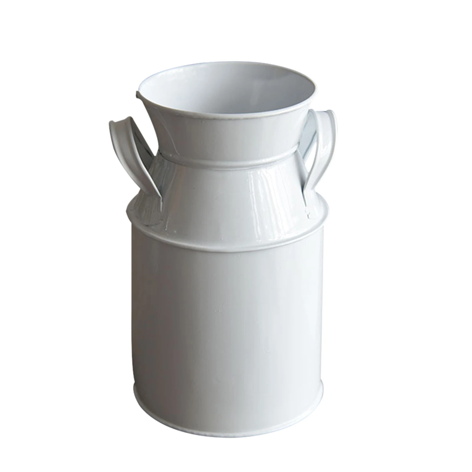 Металлическая ваза с оцинкованной отделкой настольный балкон банка для молока