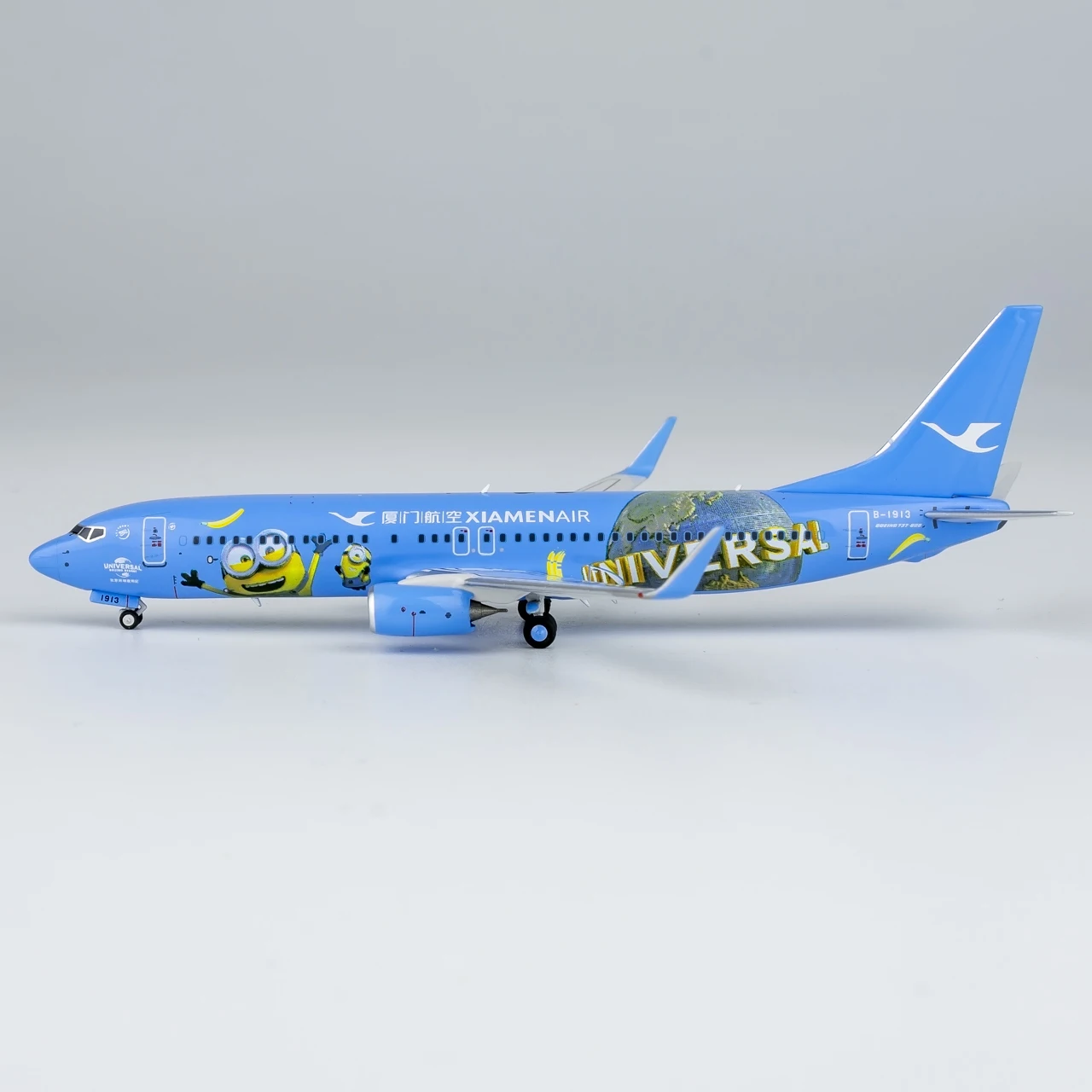 CXA005 коллекционный самолёт из сплава подарок NG модель 1:400 Xiamen Airlines SkyTeam Боинг