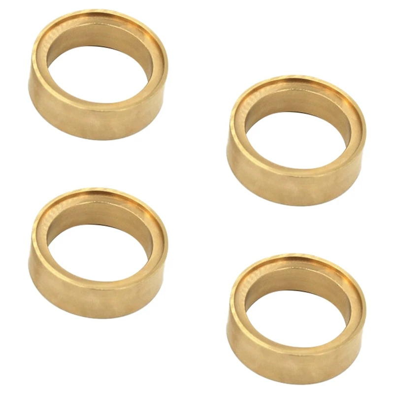 

4 шт. 100 г латунный 2,5-дюймовый бидлок, обод колеса, латунные противовесы, зажимное кольцо для радиоуправляемого гусеничного автомобиля Axial ...