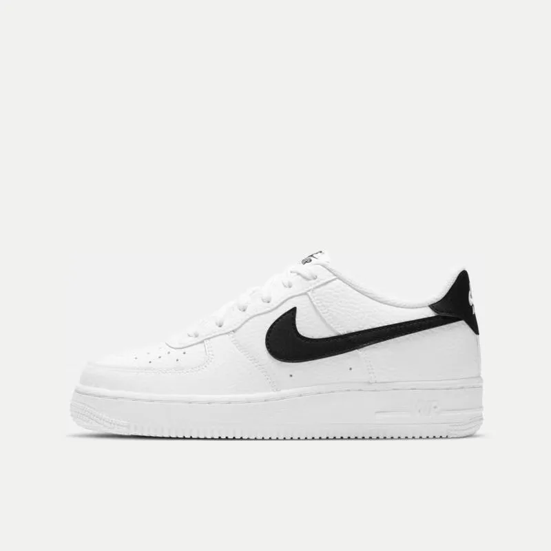 Nike Air Force 1 07 мужские и женские противоскользящие туфли классические черно-белые