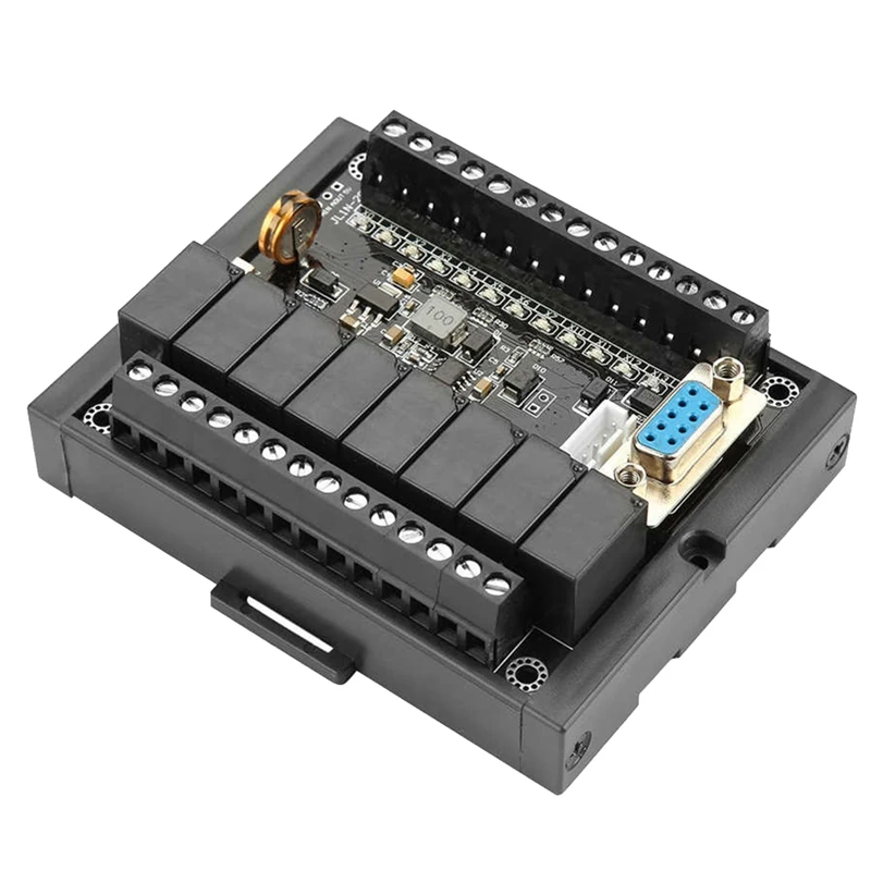 

ABHU Stepper Motor Controller PLC Programmable Controller Board FX1N 20MR Programmable Relay Delay Module Motor Regulator