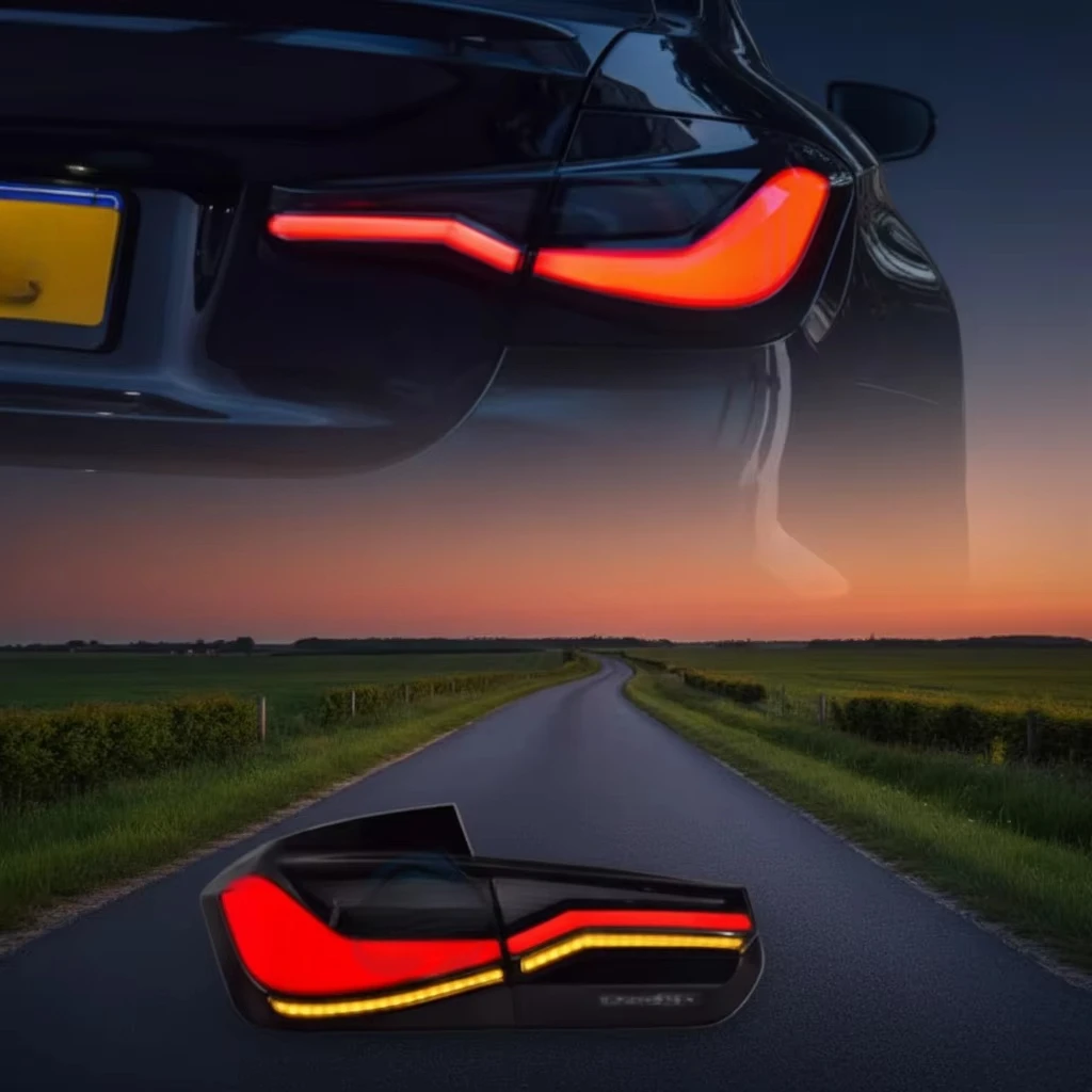 Фото Автомобильные задние светодиодные фонари (прозрачные) для BMW F30, X3 F25, F82, F36, F33, F32, F31, F22, F20 GTS №1
