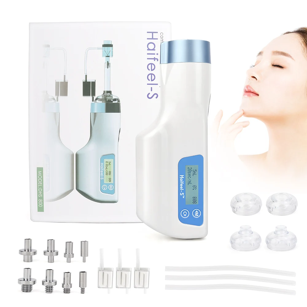 Hydrolifting Gun EZ Negative Pressure Meso Gun Mesotherapy Hydrolifting Water Injector Device for Skin Care Wrinkle Removal