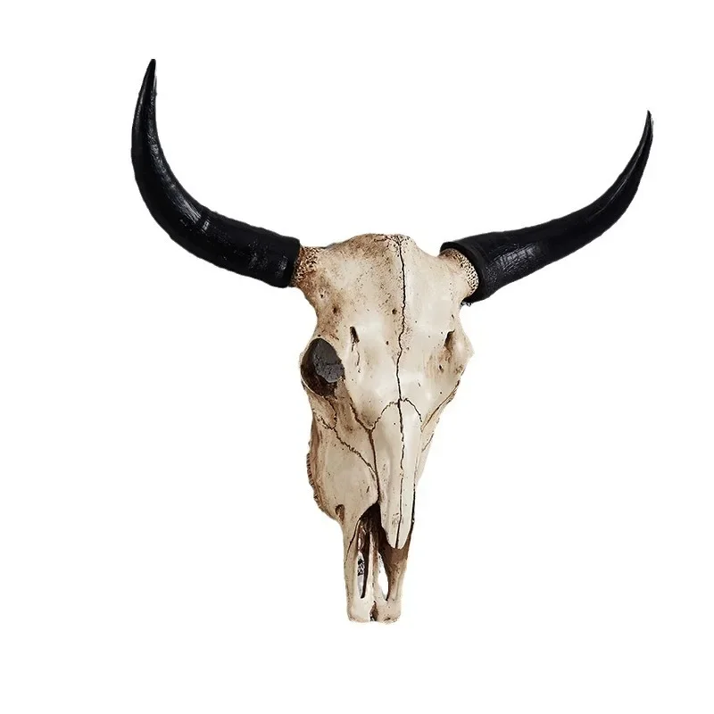 Креативный 3D длиннохорн череп коровы украшение на голову настенное подвесное из