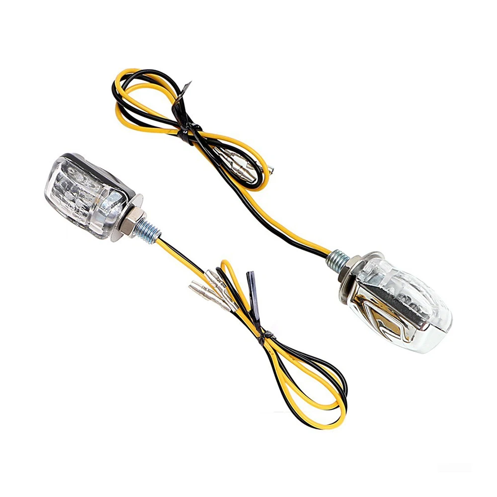 

Wow Universal 6 LED Mini Motorcycle Turn Signal Amber Light Blinkers Indicator Lamp 12V For Cruiser Chopper Custom 2pcs