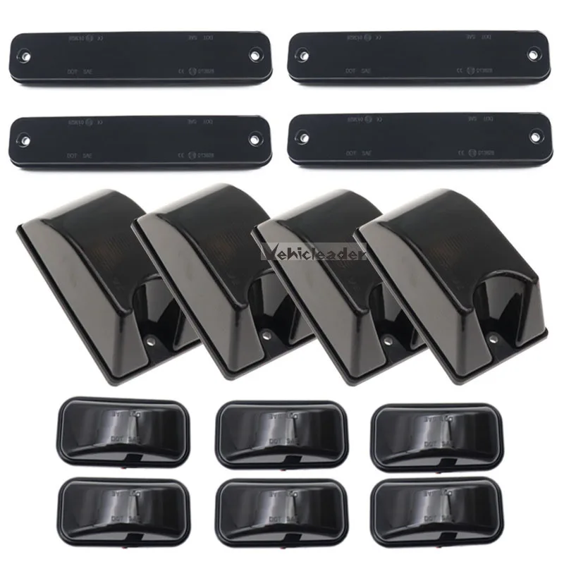 

Комплект Дымчатых линз, для автомобильных ходовых огней Humer H2 2003-2009 и Humer H2 SUT, 2005-2009, цвет желтый, красный