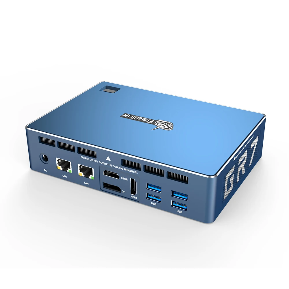 

GT-R AMD R7 3750H Mini PC 16GB DDR4/500GB SSD Personal Micro Desktop PC With Window 10/WiFi 6/Fingerprint login