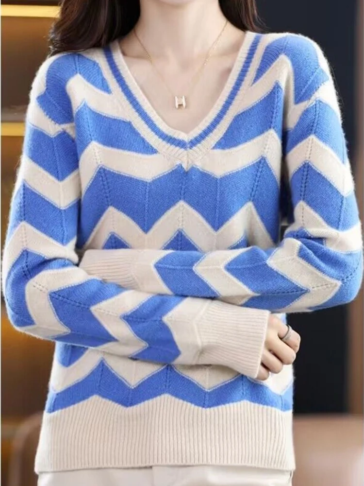 Зимняя одежда женский свитер корейская мода трикотажные свитеры большого