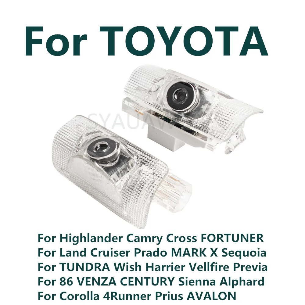 

Светодиодный Проектор-подсветка Для Дверей Toyota Camry Corolla Prado Highlander Ghost Shadow, Материал ABS, 12В
