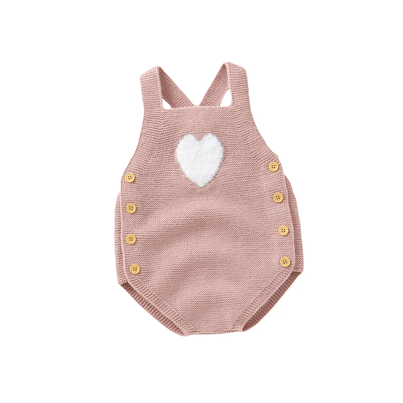 

Baby Bodysuits Clothes 0-18m Sleeveless One Pieces Knitted Newborn Infant Boys Girls Sleeveless Onesie Toddler Coveralls Outfits