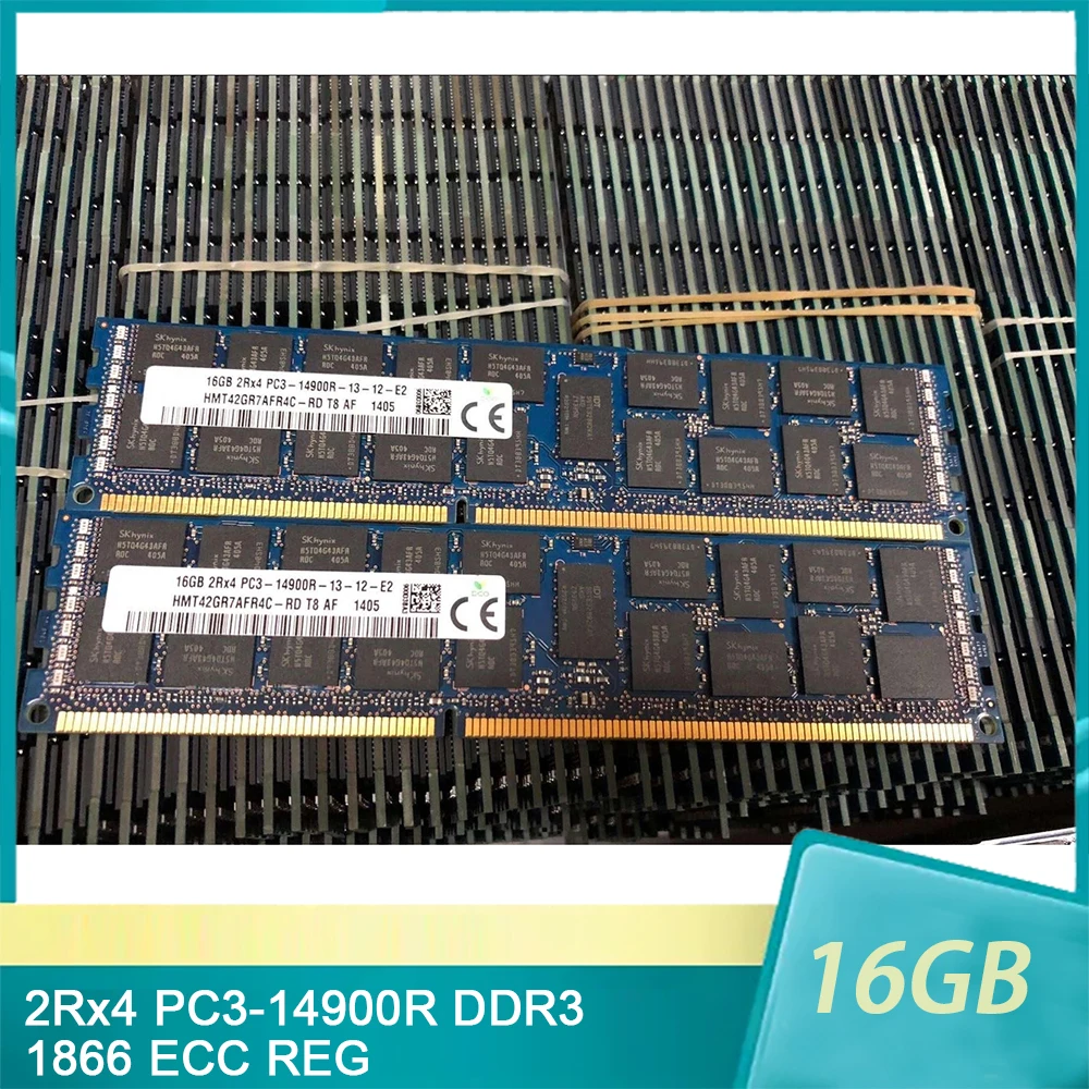 1 шт. для оперативной памяти 16 Гб 16 Гб 2Rx4 PC3-14900R DDR3 1866 HMT42GR7AFR4C-RD ECC REG Серверная память