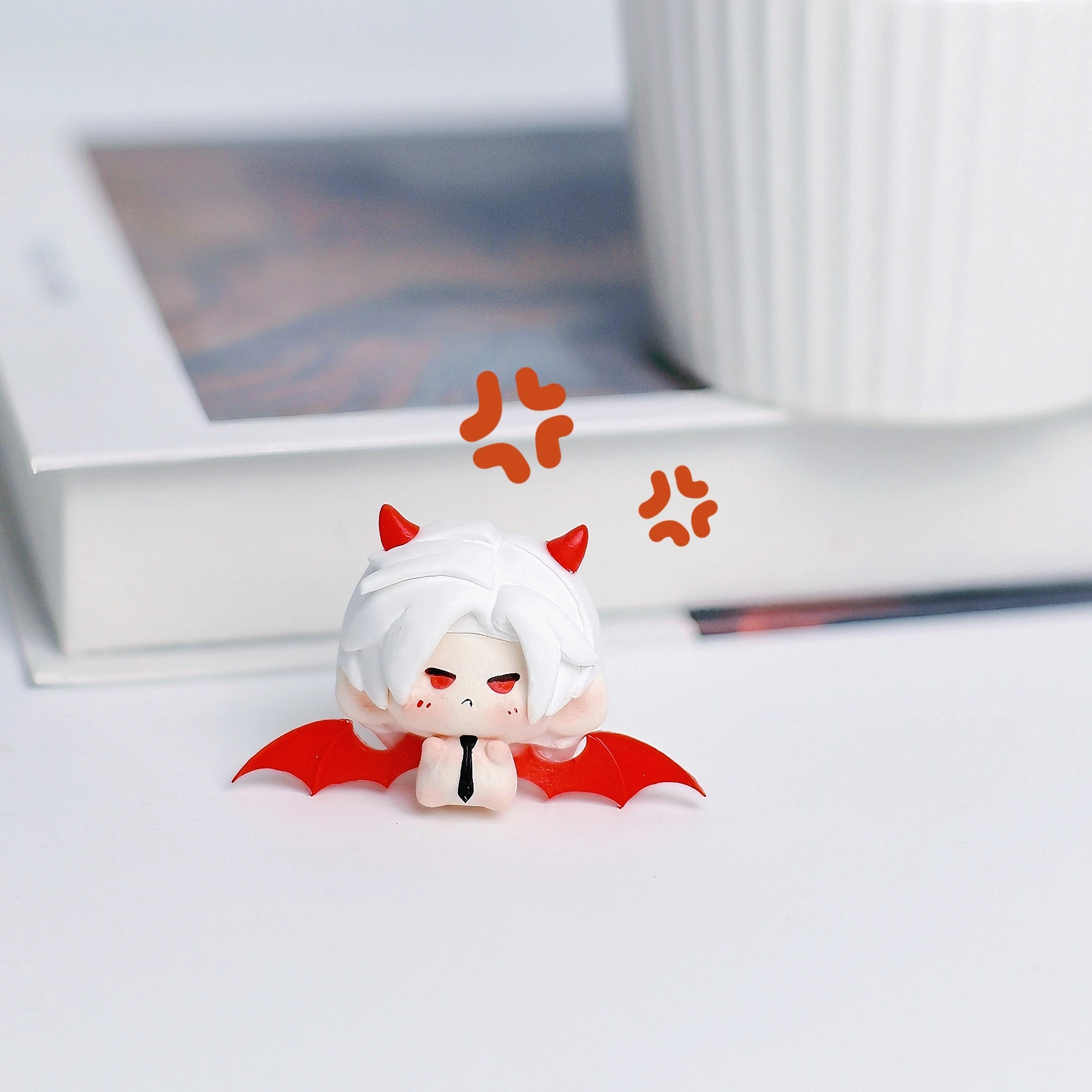 Брелок для ключей ручной работы с изображением аниме Love and Deepspace ворона силуса