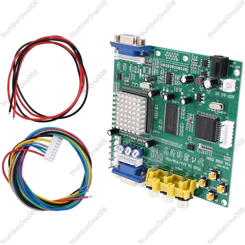 GBS8200 CGA/EGA/YUV/RGB в выход VGA аркадная игра Jamma HD видеоконвертер плата монитор на