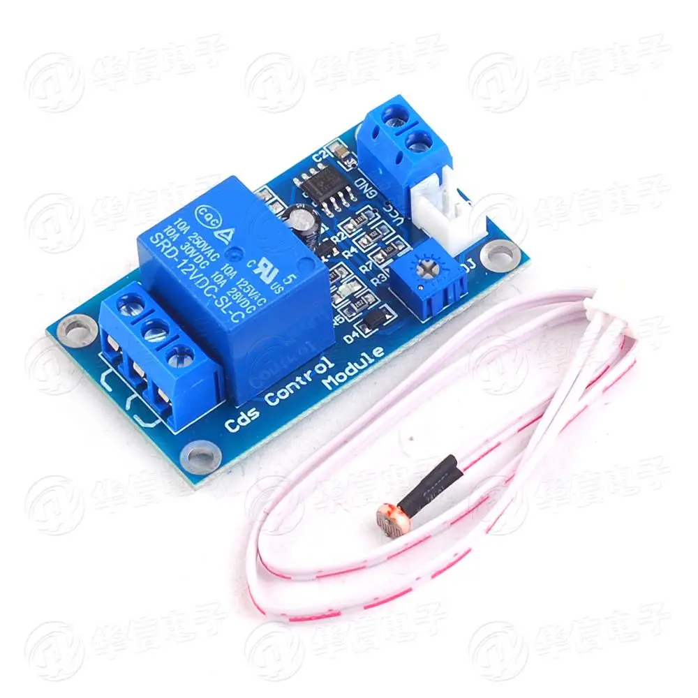 

Customized XH-M131 Photoresistor module brightness automatic control module 5V9V12V light control relay light switch