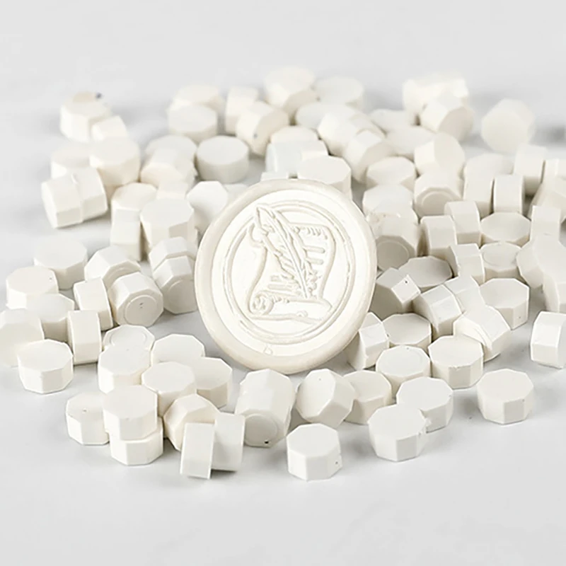 100 Pz Bianco Sigillo Di Cera Sigillo Perline Fagioli Timbro Per Fai Da Te Matrimonio Festa Di Compleanno Invito Sigillo Di Cera Antica Cera Sigillant