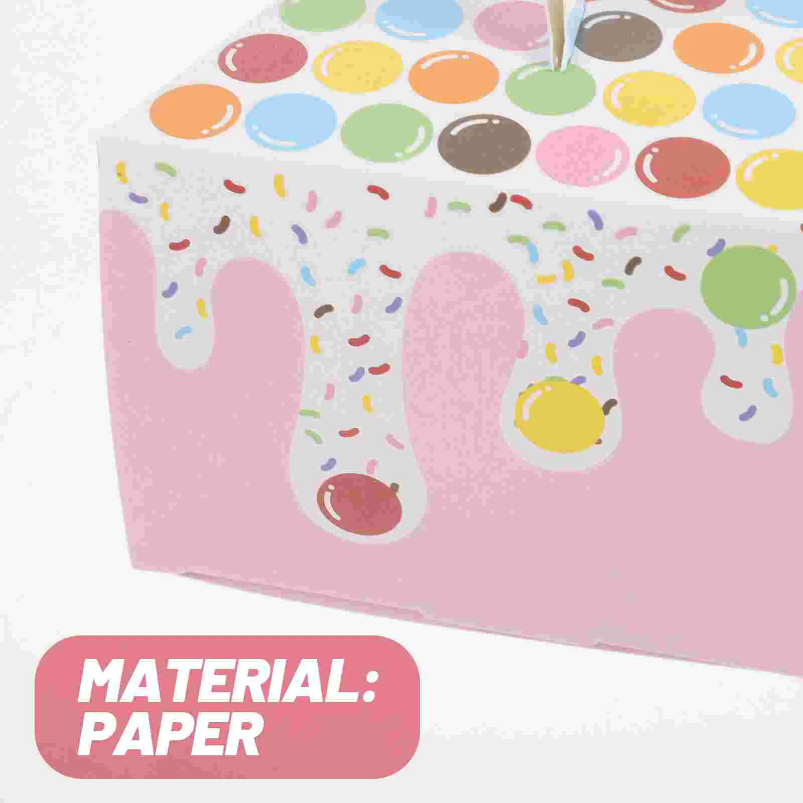 10 шт. бумажные коробки для конфет треугольной формы торта креативный подарок на