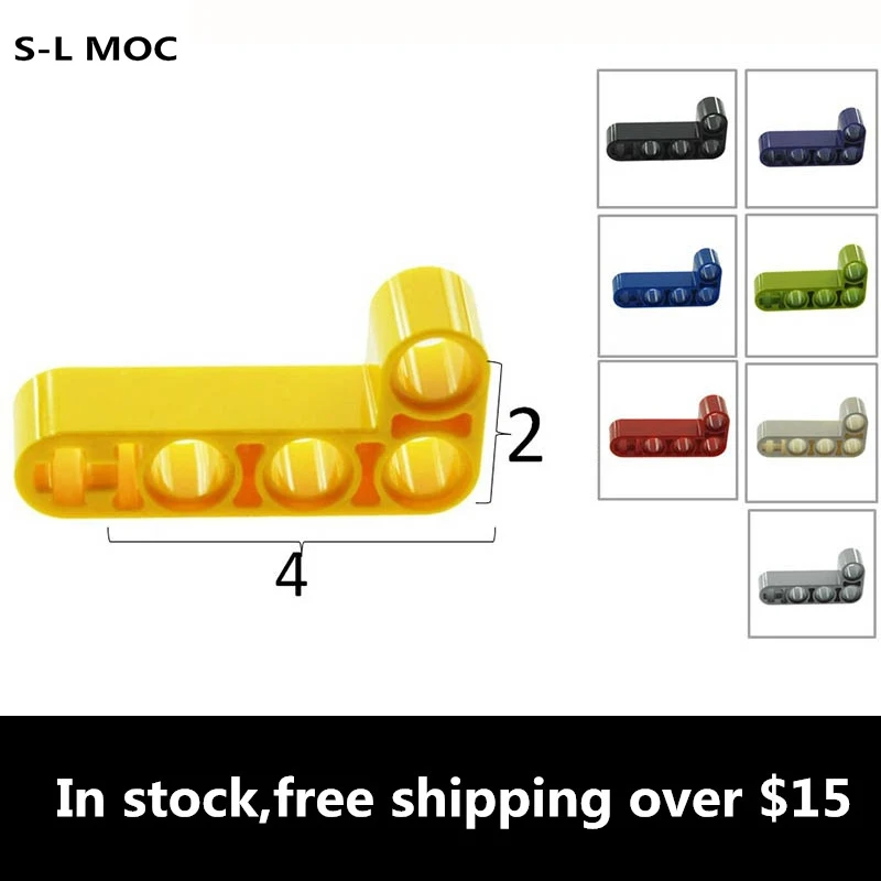 32140 модифицированные изогнутые толстые кубики L-образной формы 2x4 коллекция кирпичей Массовая модульная игрушка GBC для технической мощности 1 шт. подарок «сделай сам» Распродажа строительных блоков