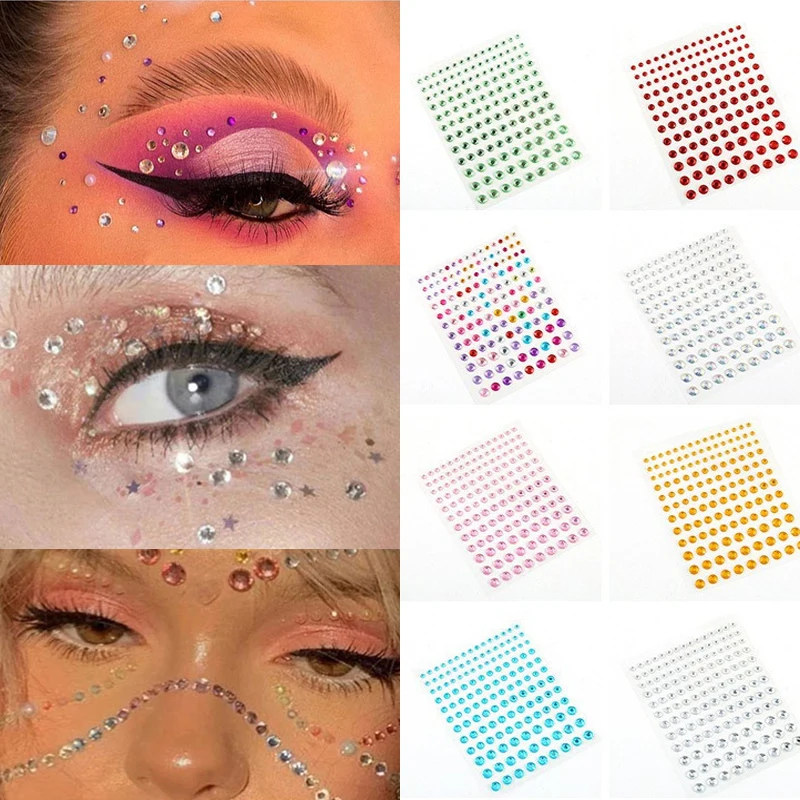 Женская подводка для глаз с кристаллами и блестками | Красота здоровье