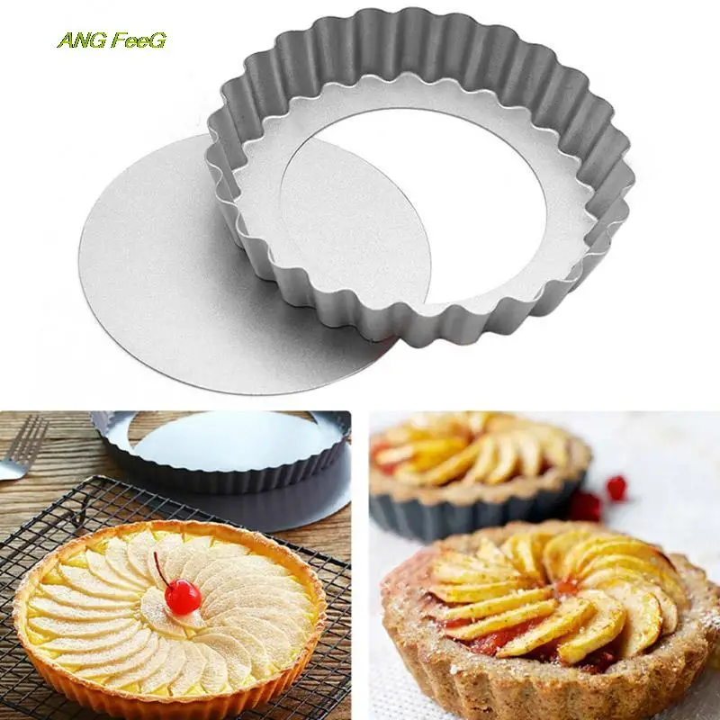 

6In Cake Pie Tart Dish Baking Pan Oven Tray Pizza Mold Bakeware Aluminum Alloy Baking Dishes & Pans Kitchen Tools Accessories