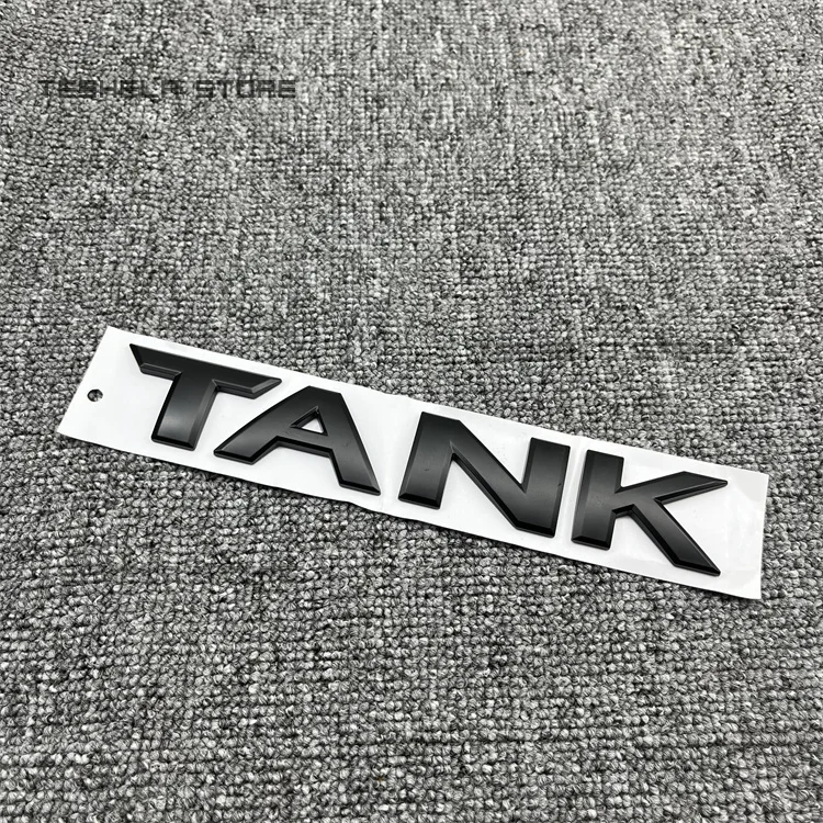 

Автомобильный 3D багажник, слова, буквы, логотип, наклейки, эмблема, значок, наклейка для TANK 300 TANK 500 TANK 700, модифицированные черные аксессуары