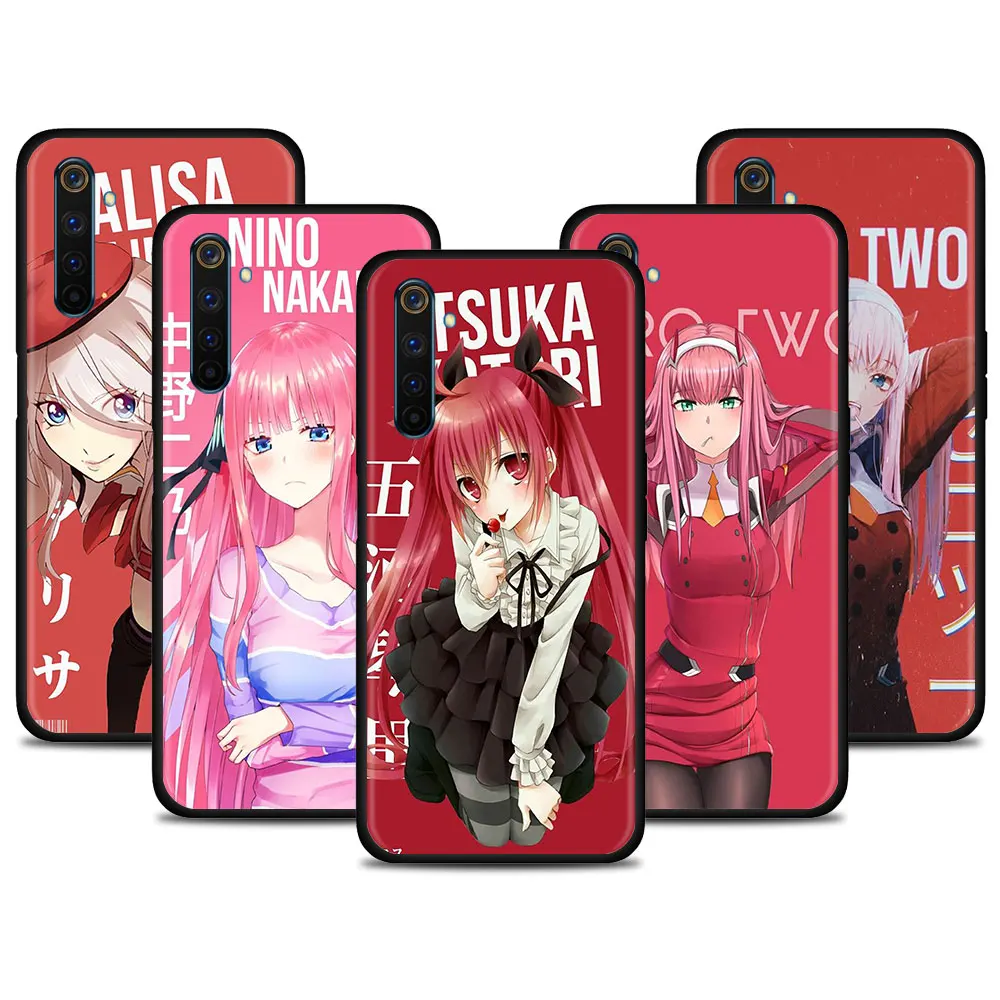 

Phone Case for Realme GT neo 2 3 9 Pro Plus 9i 8 8i 7 6 5 C21 c21y C20 C12 C11 C3 XT Silicone Cover Date A Live Anime Shell Bag