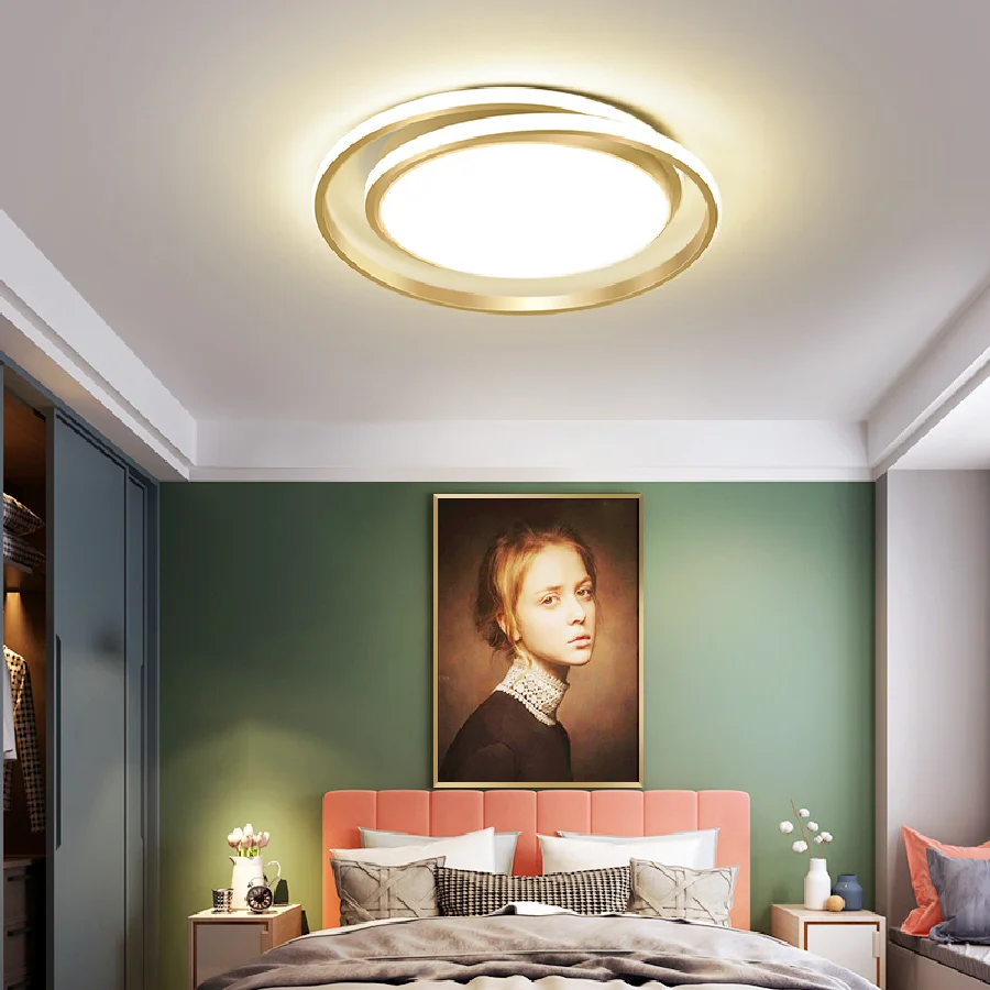 

Металлический потолочный светильник Современные светодиодные потолочные лампы, осветительные приборы для гостиной, спальни, столовой, каб...