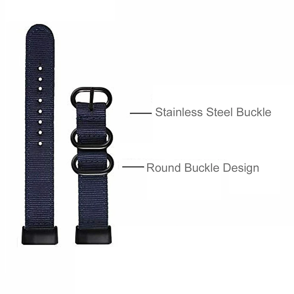 Sports Nylon Band Loop For Fitbit Charge 5 4 3 2 Watch Woven Bracelet Wrist Replacement For Fitbit Charge 3 4 se Strap