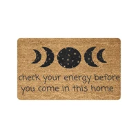 moon energy doormat outdoor rubber non slip entryway rug for home decor entrance floor door mat