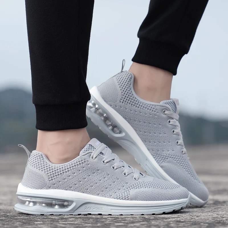 Men Running Shoes Breathable Outdoor Sports Shoes Lightweight Sneakers for Women Comfortable Athletic Training Footwear