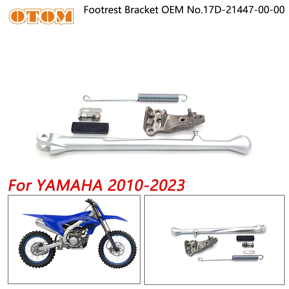 

Подставка для мотоцикла, комплект боковой подставки, парковочная подставка для ног, модифицированный кронштейн для YAMAHA 2010-2023 YZ250F YZ450F, аксессуары для мотокросса