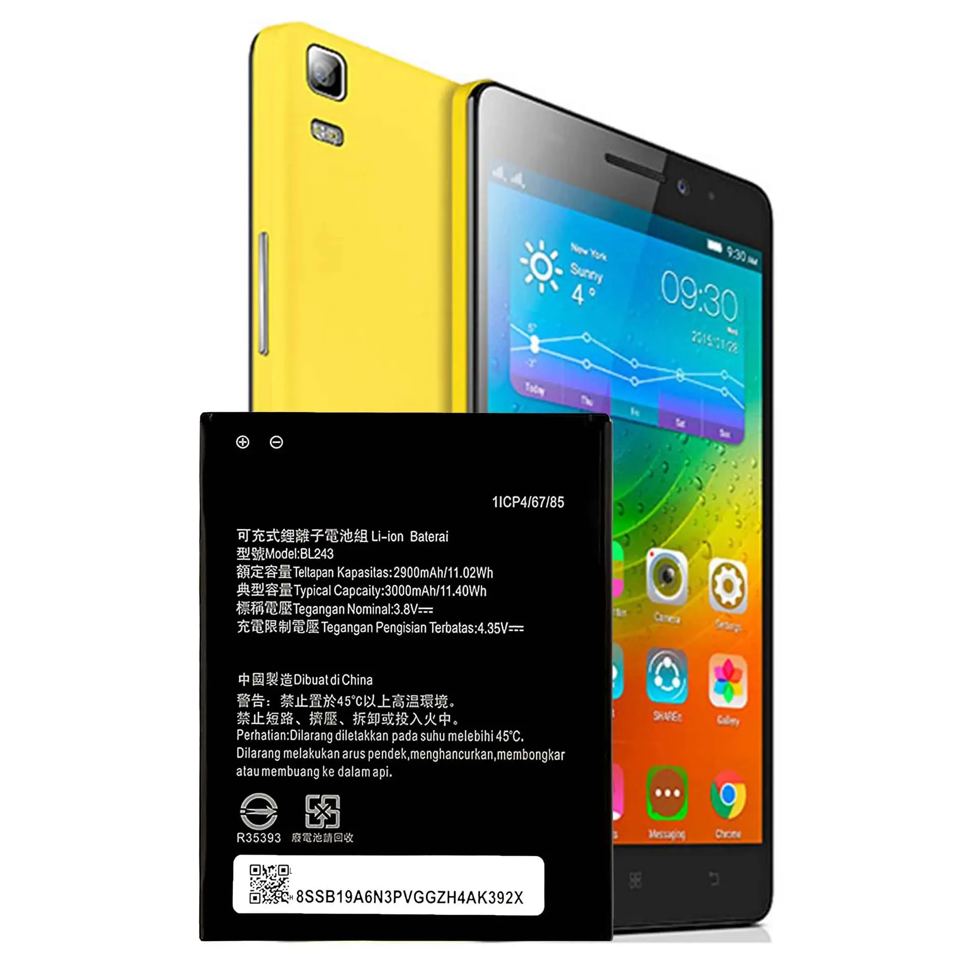 100% оригинальная сменная батарея высокого качества для Lenovo A7000 A7000-a K3 Note K50a40 K50-t5