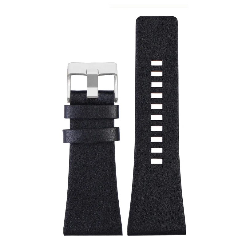 Genuine Leather Strap Watchband For diesel Watches DZ4386 1657 1399 1206 4323 Black Band 22mm 24mm 26mm 27mm 28mm 30mm 32mm
