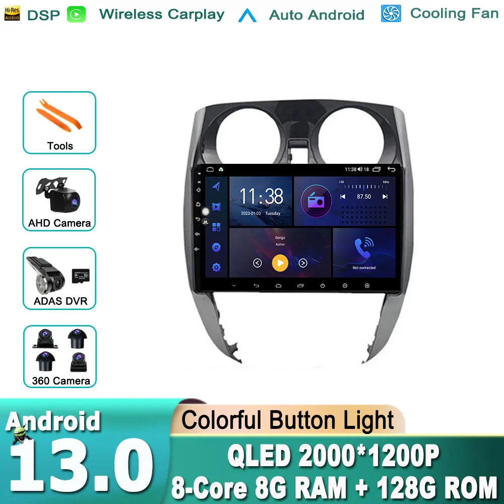 

Автомобильный мультимедийный плеер, Android 13, для Nissan Juke YF15 2010-2014, радио, навигация, GPS, видео, стерео, 4G, Wi-Fi