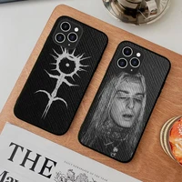 yndfcnb ghostemane phone case hard leather case for iphone 11 12 13 mini pro max 8 7 plus se 2020 x xr xs coque