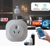 au wifi smart house plug 16a socket tuya smart life prise support alexa google home voice power monitor timing remote outlet