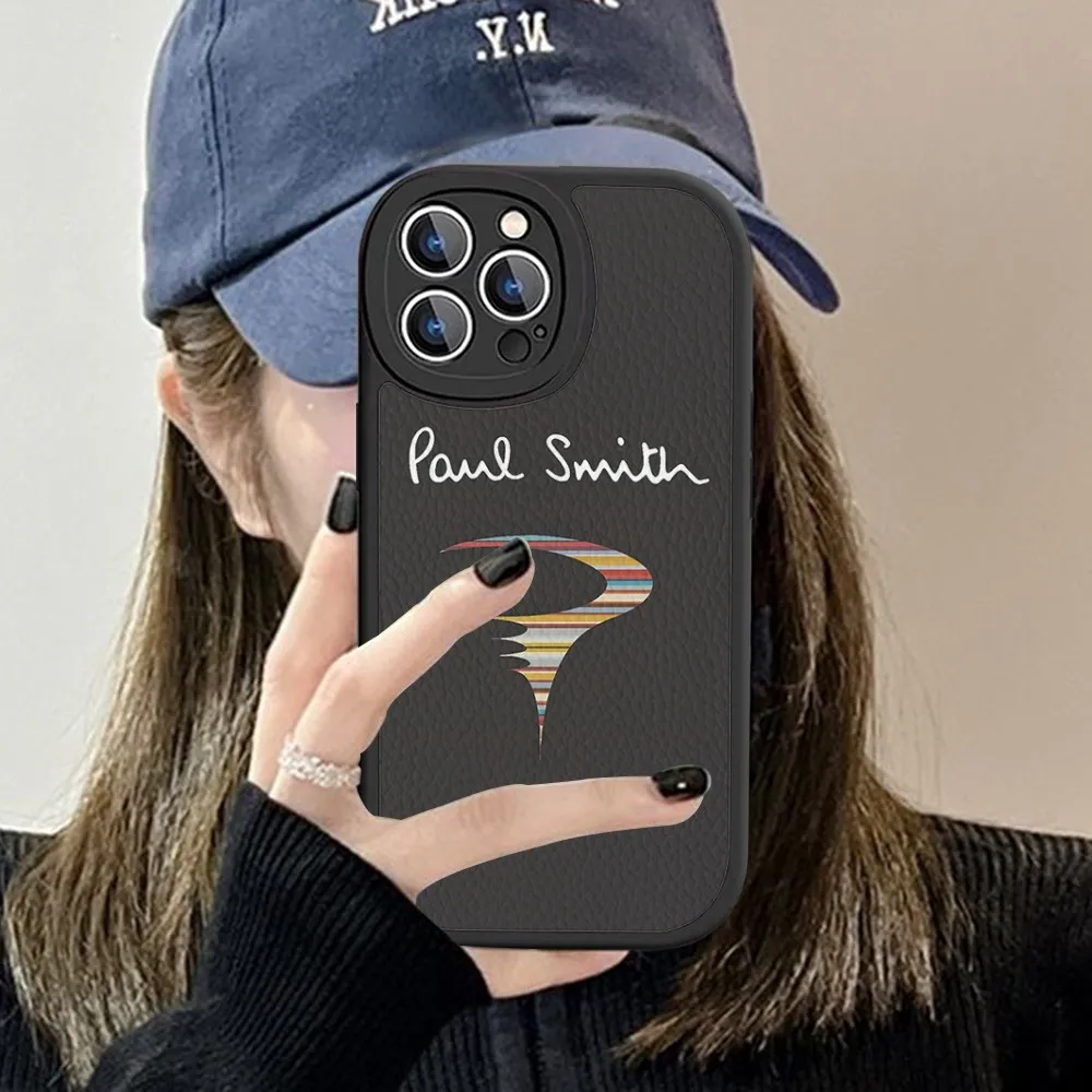 Модный чехол для телефона S-Smith P-Paul из жесткой кожи iPhone 14 13 12 Mini 11 Pro Max Xs X Xr 7 8 Plus Fundas